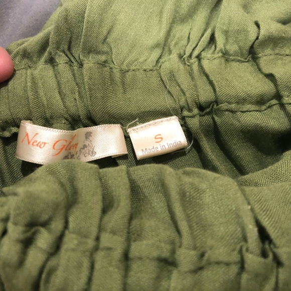 SOLD Gorgeous Sleeveless Green Boho "New Glory" - Picture 3 of 6